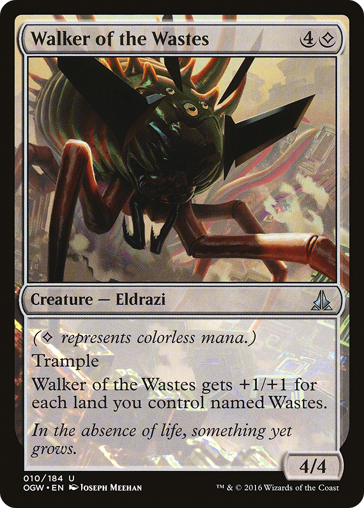 Walker of the Wastes (OGW-010) - Oath of the Gatewatch - Premium MTG Single from Wizards of the Coast - Just $0.08! Shop now at Game Crave Tournament Store