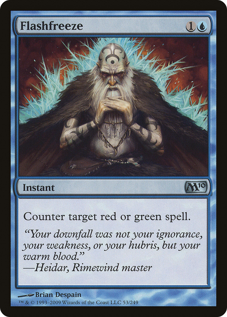 Flashfreeze (M10-053) - Magic 2010 - Premium MTG Single from Wizards of the Coast - Just $0.25! Shop now at Game Crave Tournament Store