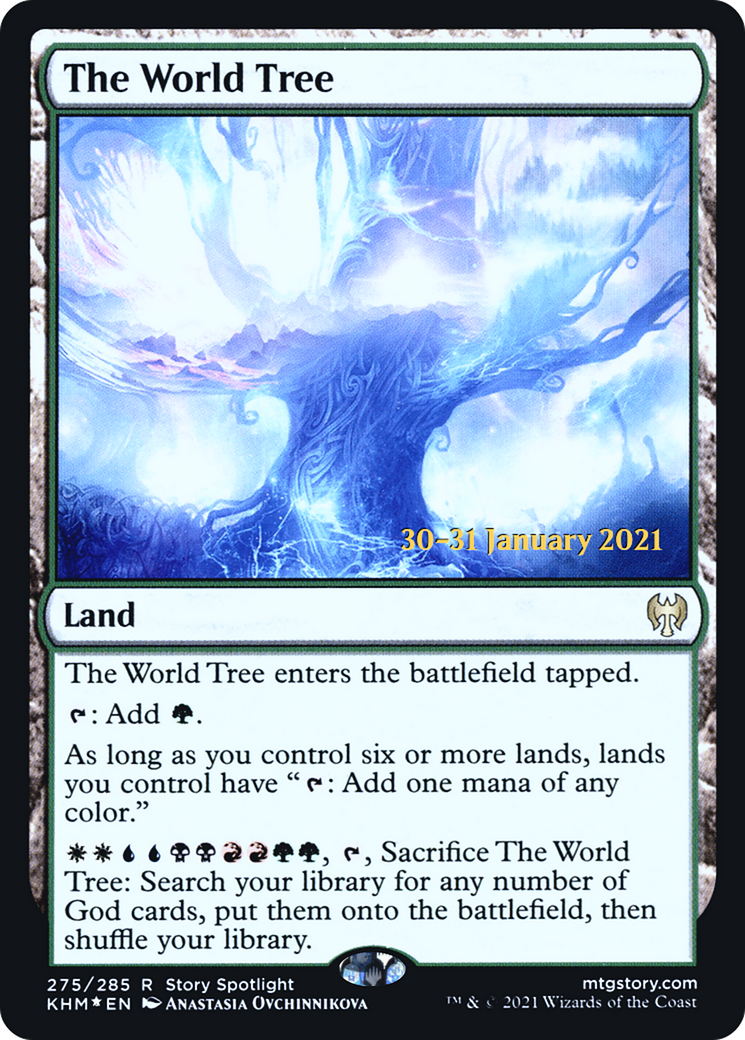 The World Tree (PKHM-275S) - Kaldheim Promos Foil - Premium MTG Single from Wizards of the Coast - Just $7.02! Shop now at Game Crave Tournament Store