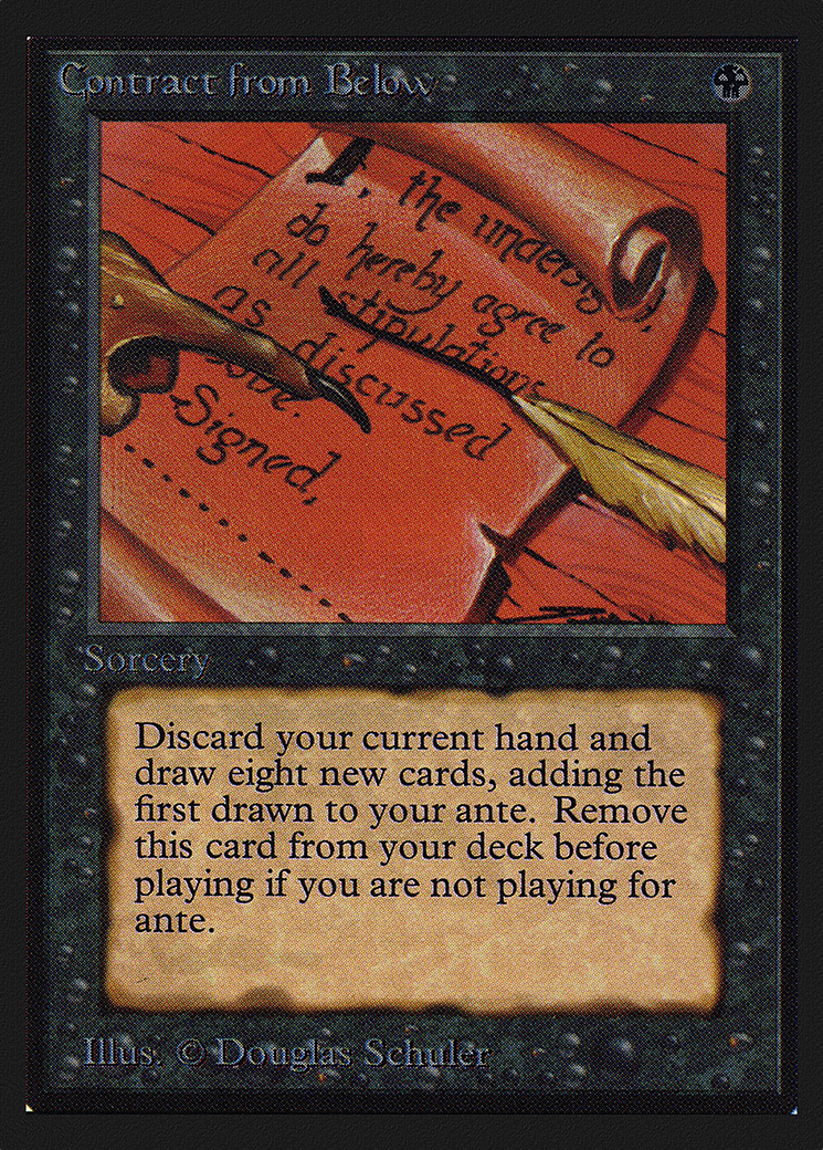 Contract from Below (CEI-097) - Intl. Collectors' Edition - Premium MTG Single from Wizards of the Coast - Just $3.83! Shop now at Game Crave Tournament Store
