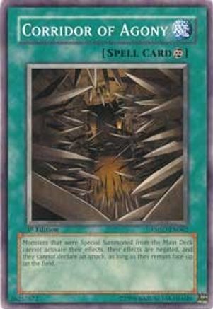 Corridor of Agony (TSHD-EN062) - The Shining Darkness 1st Edition - Premium Yugioh Single from Konami - Just $0.54! Shop now at Game Crave Tournament Store