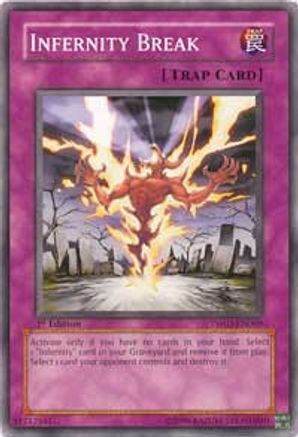 Infernity Break (TSHD-EN069) - The Shining Darkness 1st Edition - Premium Yugioh Single from Konami - Just $0.34! Shop now at Game Crave Tournament Store