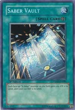 Saber Vault (TSHD-EN086) - The Shining Darkness Unlimited - Premium Yugioh Single from Konami - Just $1.69! Shop now at Game Crave Tournament Store
