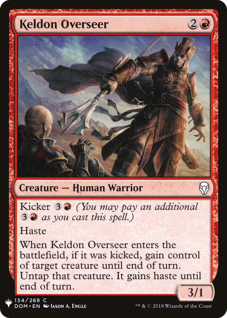 Keldon Overseer (MB1-989) - Mystery Booster - Premium MTG Single from Wizards of the Coast - Just $0.08! Shop now at Game Crave Tournament Store