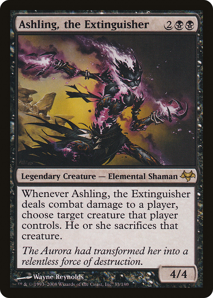 Ashling, the Extinguisher (EVE-033) - Eventide - Premium MTG Single from Wizards of the Coast - Just $1.34! Shop now at Game Crave Tournament Store