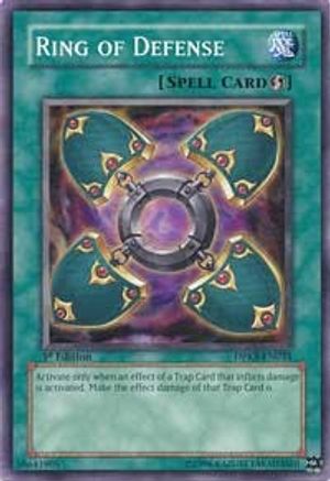 Ring of Defense (DPKB-EN034) - Duelist Pack: Kaiba Unlimited - Premium Yugioh Single from Konami - Just $0.25! Shop now at Game Crave Tournament Store