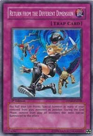 Return from the Different Dimension (DPKB-EN038) - Duelist Pack: Kaiba Unlimited - Premium Yugioh Single from Konami - Just $3.50! Shop now at Game Crave Tournament Store