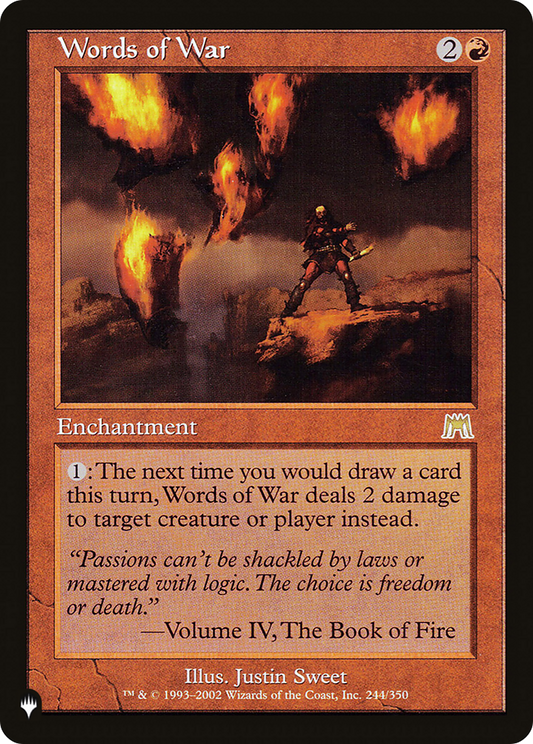 Words of War (PLIST-922) - The List - Premium MTG Single from Wizards of the Coast - Just $0.25! Shop now at Game Crave Tournament Store