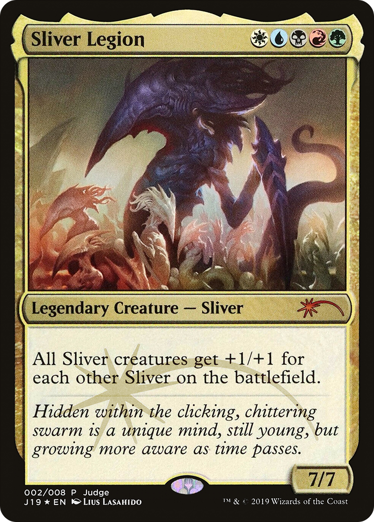 Sliver Legion (J19-002) - Judge Gift Cards 2019 Foil - Premium MTG Single from Wizards of the Coast - Just $37.09! Shop now at Game Crave Tournament Store