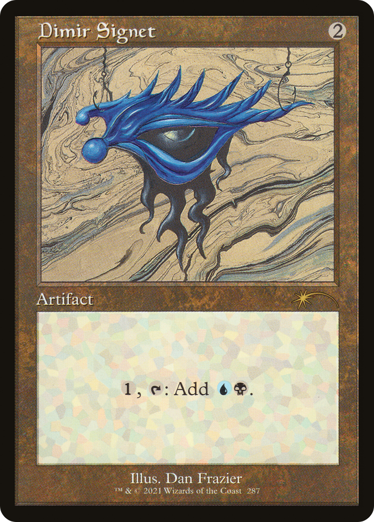 Dimir Signet (SLD-287) - Secret Lair Drop Etched Foil - Premium MTG Single from Wizards of the Coast - Just $3.23! Shop now at Game Crave Tournament Store