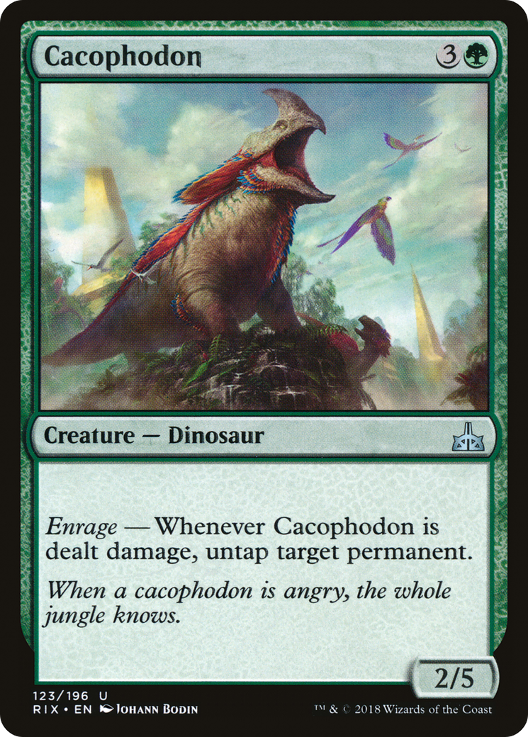 Cacophodon (RIX-123) - Rivals of Ixalan - Premium MTG Single from Wizards of the Coast - Just $0.08! Shop now at Game Crave Tournament Store