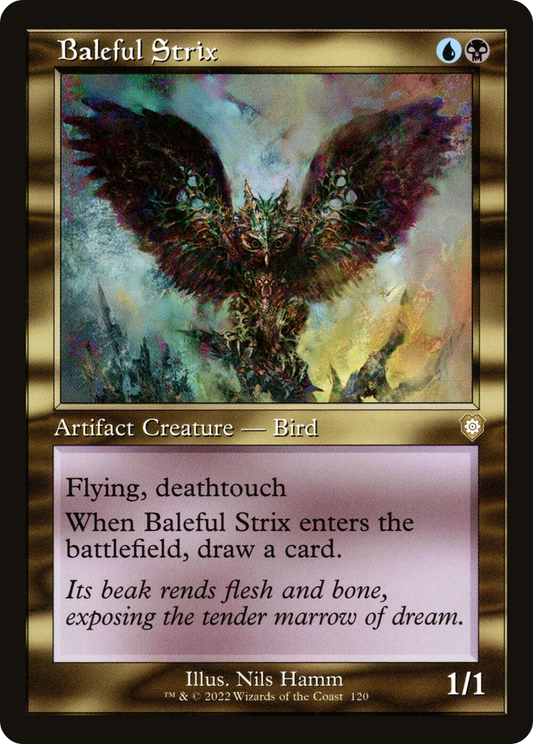 Baleful Strix (BRC-120) - The Brothers' War Commander - Premium MTG Single from Wizards of the Coast - Just $0.86! Shop now at Game Crave Tournament Store