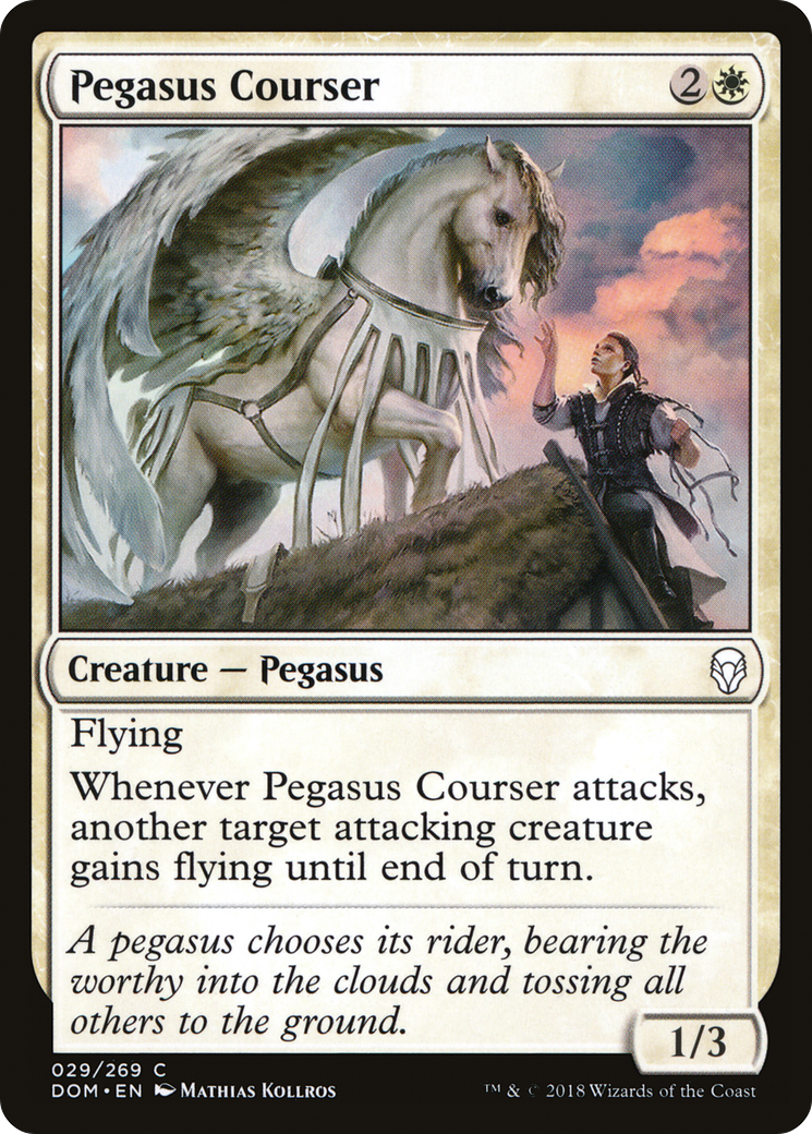 Pegasus Courser (DOM-029) - Dominaria - Premium MTG Single from Wizards of the Coast - Just $0.08! Shop now at Game Crave Tournament Store