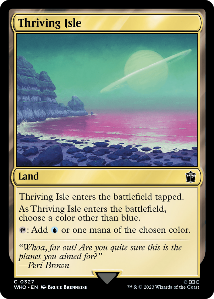 Thriving Isle (WHO-327) - Doctor Who - Premium MTG Single from Wizards of the Coast - Just $0.08! Shop now at Game Crave Tournament Store