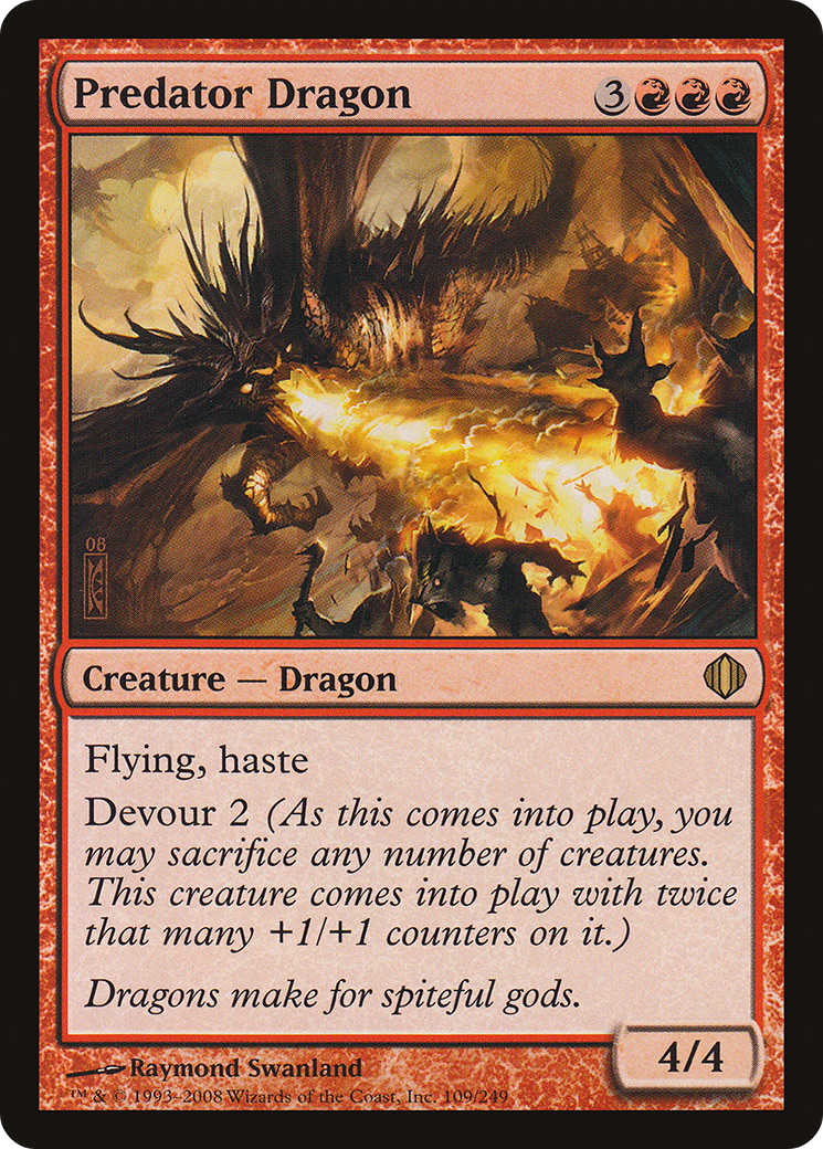 Predator Dragon (ALA-109) - Shards of Alara - Premium MTG Single from Wizards of the Coast - Just $0.15! Shop now at Game Crave Tournament Store