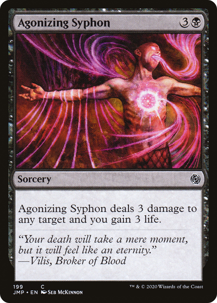 Agonizing Syphon (JMP-199) - Jumpstart - Premium MTG Single from Wizards of the Coast - Just $0.25! Shop now at Game Crave Tournament Store
