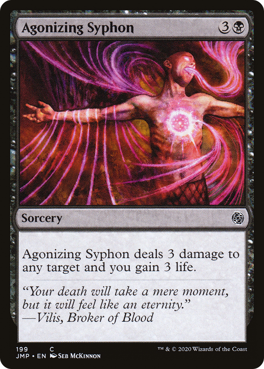 Agonizing Syphon (JMP-199) - Jumpstart - Premium MTG Single from Wizards of the Coast - Just $0.25! Shop now at Game Crave Tournament Store
