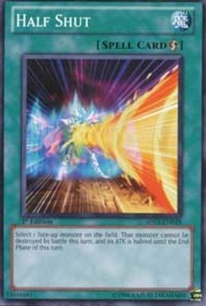 Half Shut (5DS3-EN019) - Starter Deck: Duelist Toolbox 1st Edition - Premium Yugioh Single from Konami - Just $0.25! Shop now at Game Crave Tournament Store