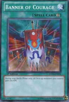 Banner of Courage (5DS3-EN024) - Starter Deck: Duelist Toolbox 1st Edition - Premium Yugioh Single from Konami - Just $0.25! Shop now at Game Crave Tournament Store