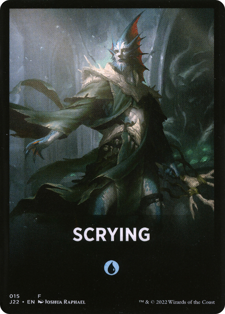 Scrying (FJ22-015) - Jumpstart 2022 Front Cards - Premium MTG Single from Wizards of the Coast - Just $0! Shop now at Game Crave Tournament Store