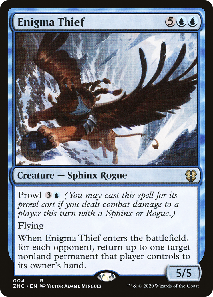 Enigma Thief (ZNC-004) - Zendikar Rising Commander - Premium MTG Single from Wizards of the Coast - Just $0.25! Shop now at Game Crave Tournament Store