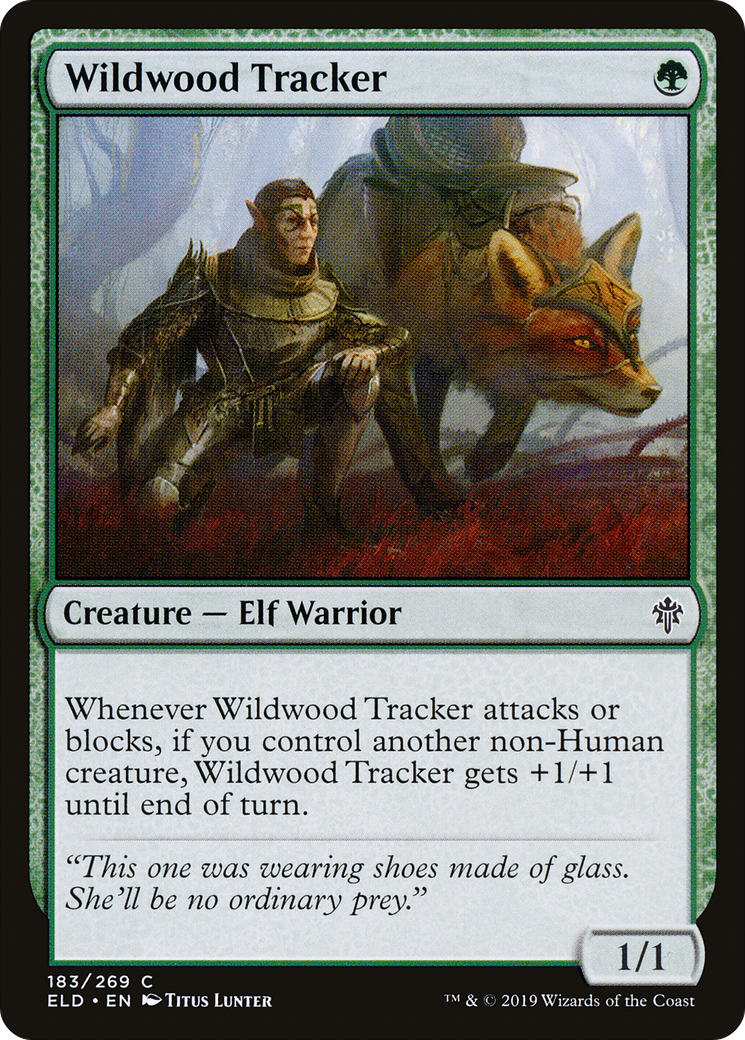 Wildwood Tracker (ELD-183) - Throne of Eldraine - Premium MTG Single from Wizards of the Coast - Just $0.25! Shop now at Game Crave Tournament Store