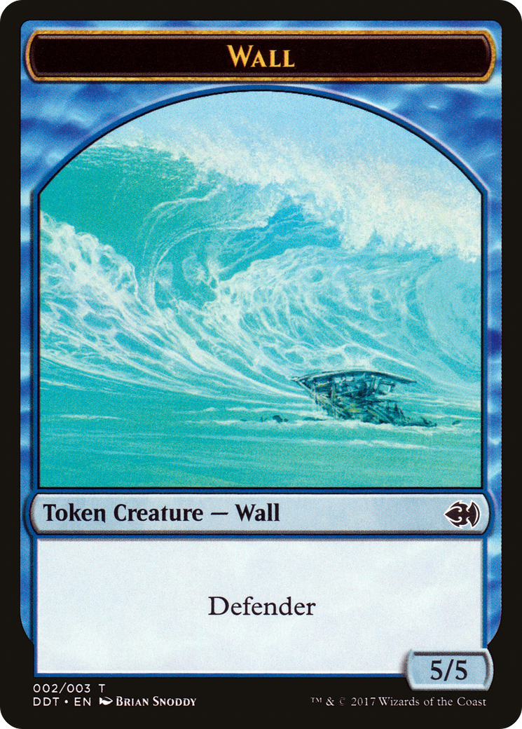 Wall (TDDT-002) - Duel Decks: Merfolk vs. Goblins Tokens - Premium MTG Single from Wizards of the Coast - Just $0.08! Shop now at Game Crave Tournament Store