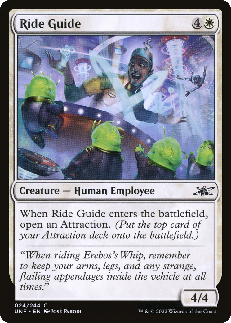 Ride Guide (UNF-024) - Unfinity Foil - Premium MTG Single from Wizards of the Coast - Just $0.08! Shop now at Game Crave Tournament Store