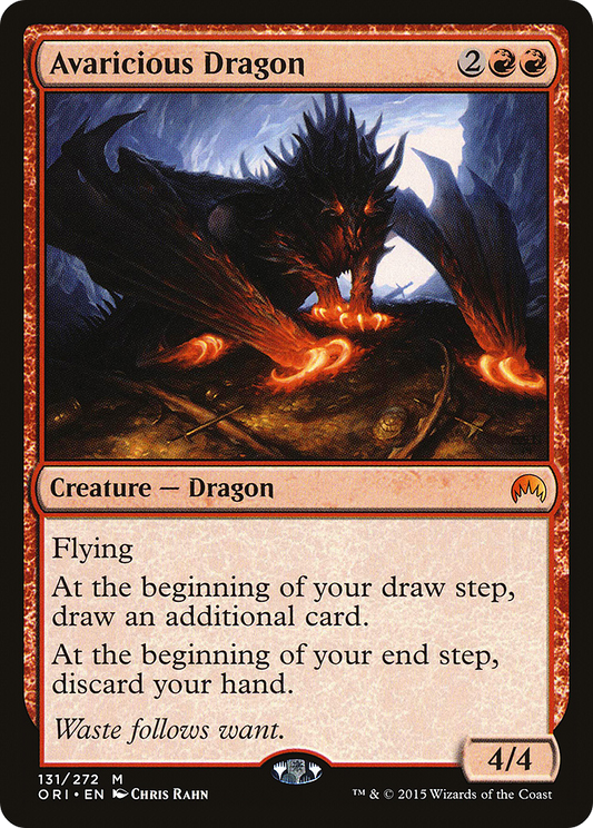 Avaricious Dragon (ORI-131) - Magic Origins Foil - Premium MTG Single from Wizards of the Coast - Just $6.05! Shop now at Game Crave Tournament Store