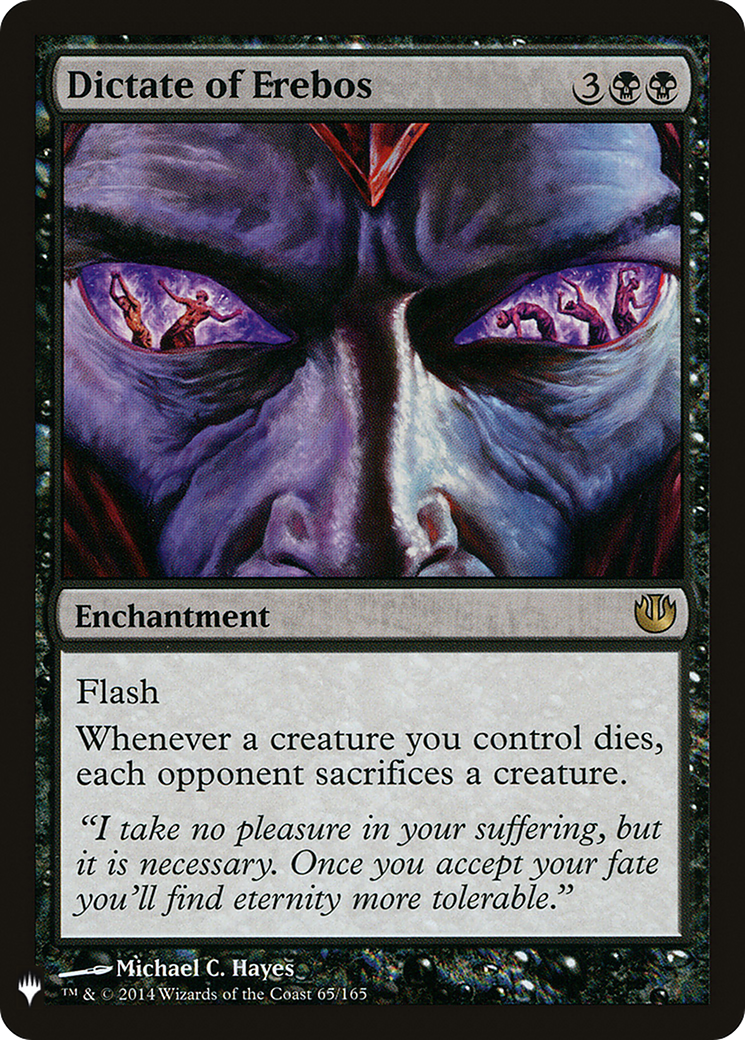 Dictate of Erebos (MB1-625) - Mystery Booster - Premium MTG Single from Wizards of the Coast - Just $11.01! Shop now at Game Crave Tournament Store