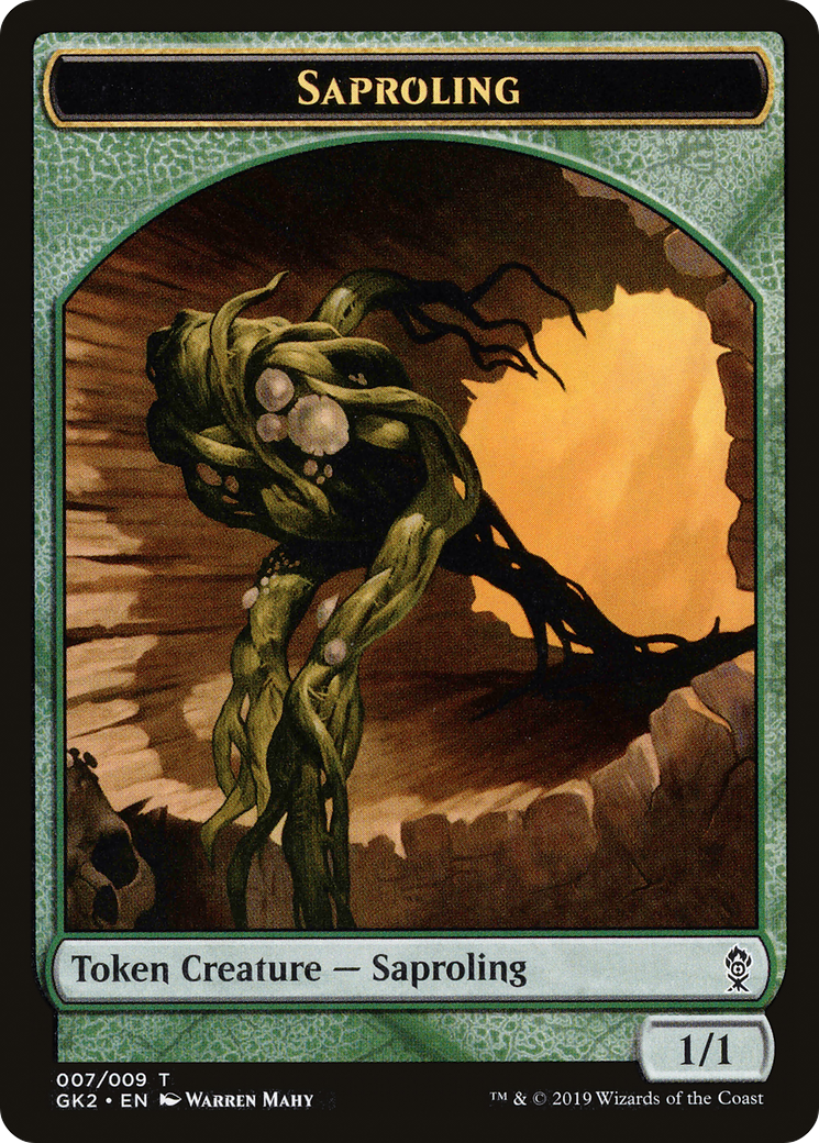 Saproling (TGK2-007) - RNA Guild Kit Tokens - Premium MTG Single from Wizards of the Coast - Just $0! Shop now at Game Crave Tournament Store