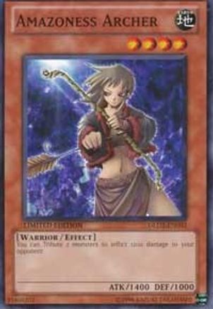Amazoness Archer (GLD3-EN003) - Gold Series 3 Limited - Premium Yugioh Single from Konami - Just $0.58! Shop now at Game Crave Tournament Store
