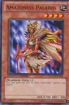 Amazoness Paladin (GLD3-EN004) - Gold Series 3 Limited - Premium Yugioh Single from Konami - Just $0.28! Shop now at Game Crave Tournament Store