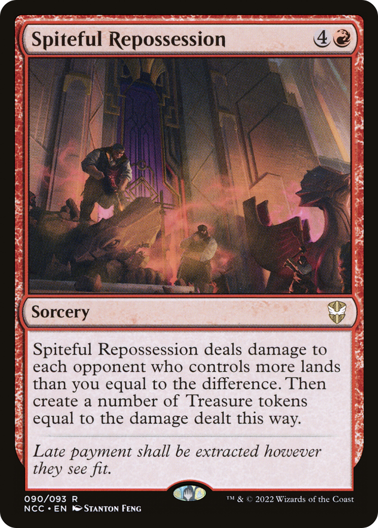 Spiteful Repossession (NCC-090) - New Capenna Commander - Premium MTG Single from Wizards of the Coast - Just $0.08! Shop now at Game Crave Tournament Store