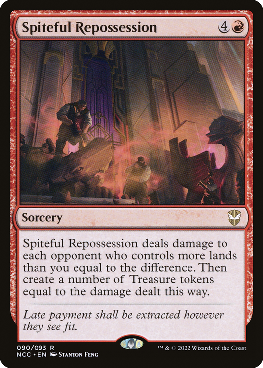 Spiteful Repossession (NCC-090) - New Capenna Commander - Premium MTG Single from Wizards of the Coast - Just $0.08! Shop now at Game Crave Tournament Store