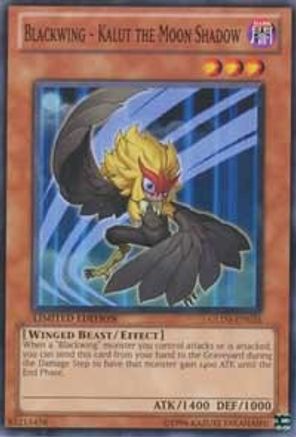 Blackwing - Kalut the Moon Shadow (GLD3-EN026) - Gold Series 3 Limited - Premium Yugioh Single from Konami - Just $0.33! Shop now at Game Crave Tournament Store