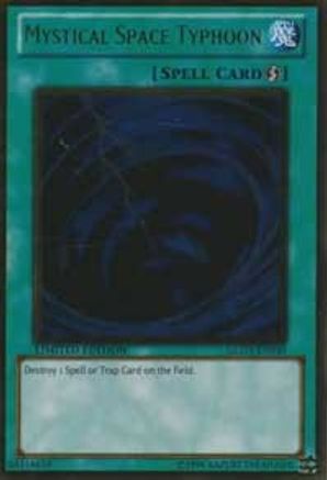 Mystical Space Typhoon (GLD3-EN040) - Gold Series 3 Limited - Premium Yugioh Single from Konami - Just $2.17! Shop now at Game Crave Tournament Store