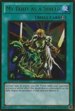 My Body as a Shield (GLD3-EN041) - Gold Series 3 Limited - Premium Yugioh Single from Konami - Just $5.17! Shop now at Game Crave Tournament Store