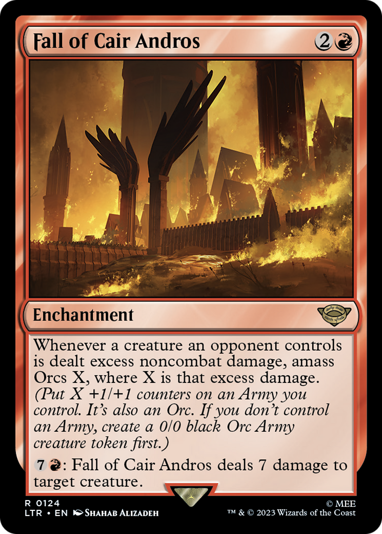 Fall of Cair Andros (LTR-124) - The Lord of the Rings: Tales of Middle-earth - Premium MTG Single from Wizards of the Coast - Just $0.08! Shop now at Game Crave Tournament Store