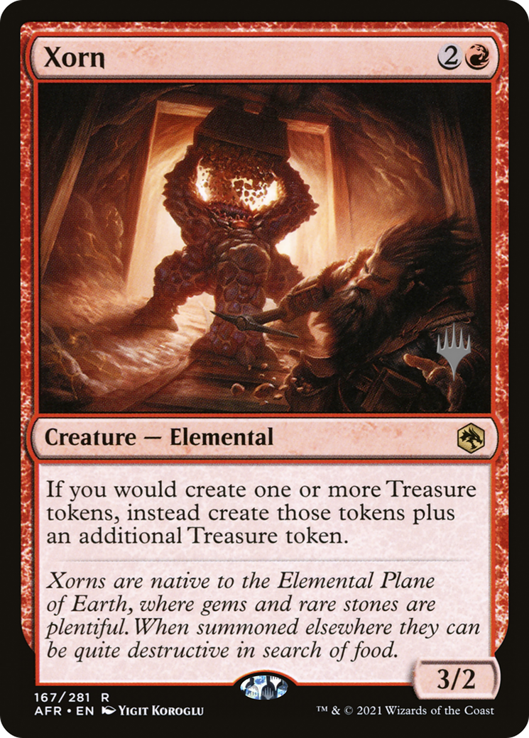 Xorn (PAFR-167P) - Adventures in the Forgotten Realms Promos Foil - Premium MTG Single from Wizards of the Coast - Just $1.37! Shop now at Game Crave Tournament Store
