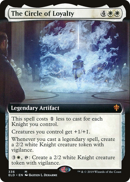The Circle of Loyalty (ELD-336) - Throne of Eldraine: (Extended Art) - Premium MTG Single from Wizards of the Coast - Just $0.69! Shop now at Game Crave Tournament Store