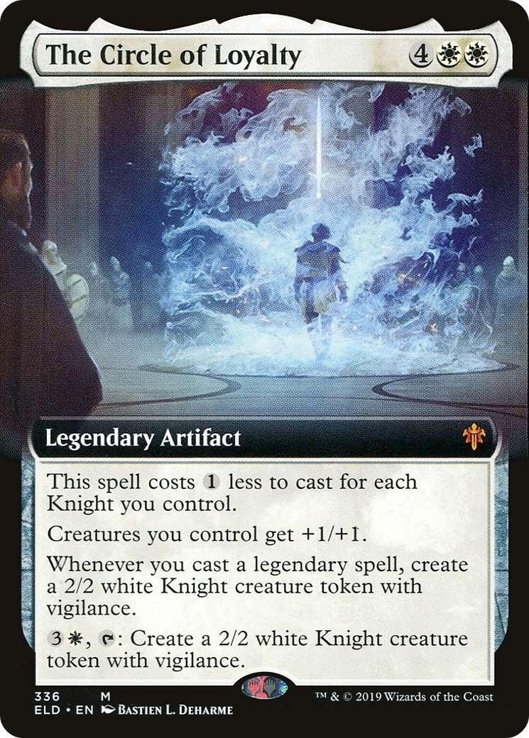 The Circle of Loyalty (ELD-336) - Throne of Eldraine: (Extended Art) Foil - Premium MTG Single from Wizards of the Coast - Just $2.51! Shop now at Game Crave Tournament Store