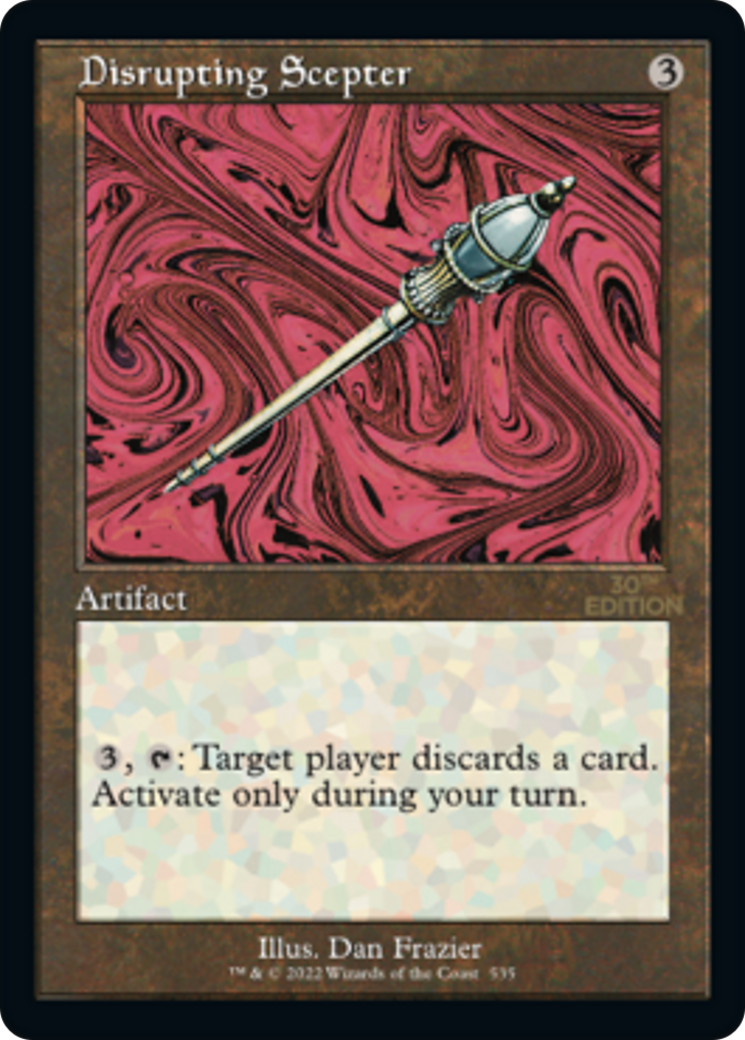 Disrupting Scepter (30A-535) - 30th Anniversary Edition - Premium MTG Single from Wizards of the Coast - Just $119.99! Shop now at Game Crave Tournament Store