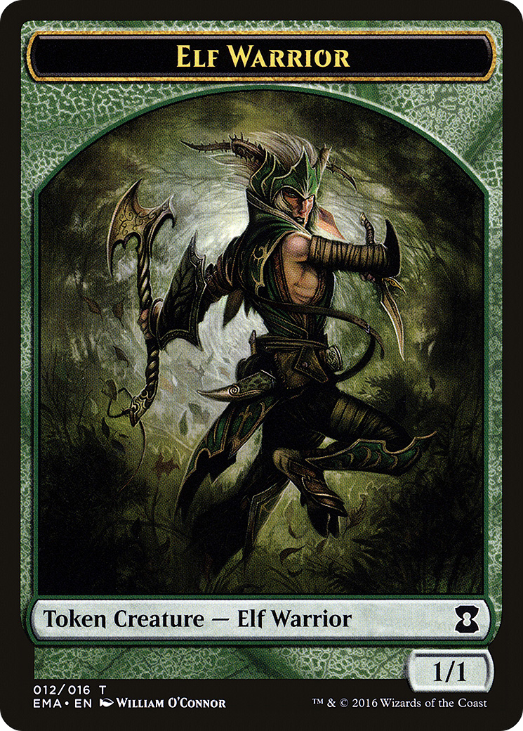 Elf Warrior (TEMA-012) - Eternal Masters Tokens - Premium MTG Single from Wizards of the Coast - Just $0.08! Shop now at Game Crave Tournament Store
