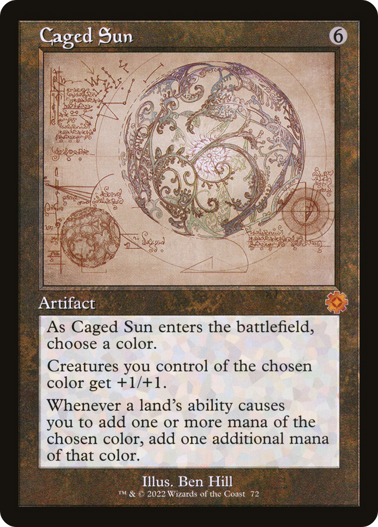 Caged Sun (BRR-072) - The Brothers' War Retro Artifacts - Premium MTG Single from Wizards of the Coast - Just $3.23! Shop now at Game Crave Tournament Store