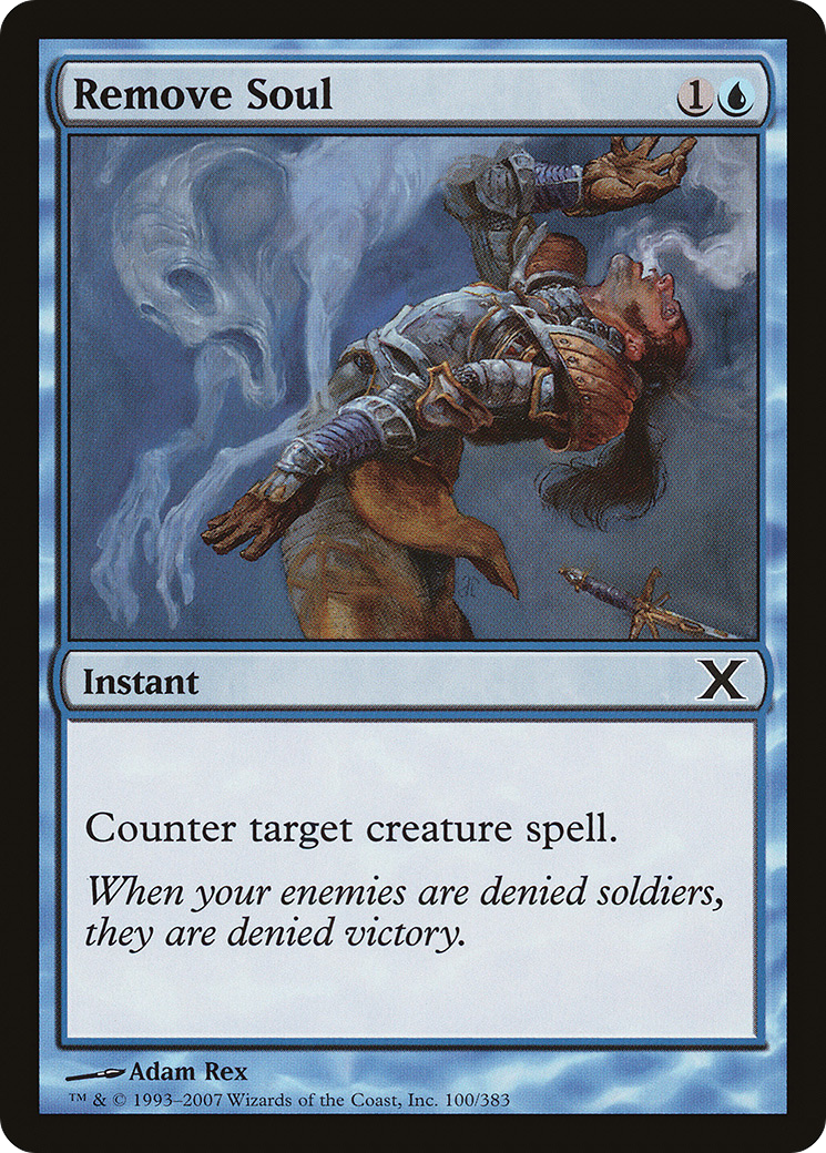 Remove Soul (10E-100) - Tenth Edition - Premium MTG Single from Wizards of the Coast - Just $0.08! Shop now at Game Crave Tournament Store