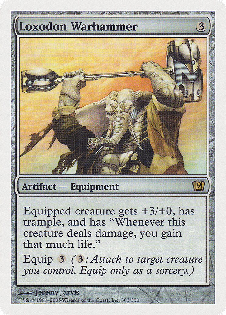 Loxodon Warhammer (9ED-303) - Ninth Edition - Premium MTG Single from Wizards of the Coast - Just $0.40! Shop now at Game Crave Tournament Store
