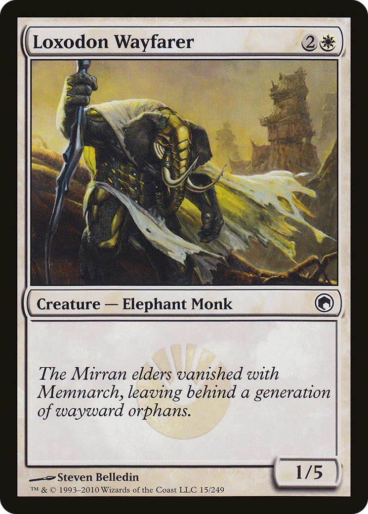 Loxodon Wayfarer (SOM-015) - Scars of Mirrodin - Premium MTG Single from Wizards of the Coast - Just $0.08! Shop now at Game Crave Tournament Store