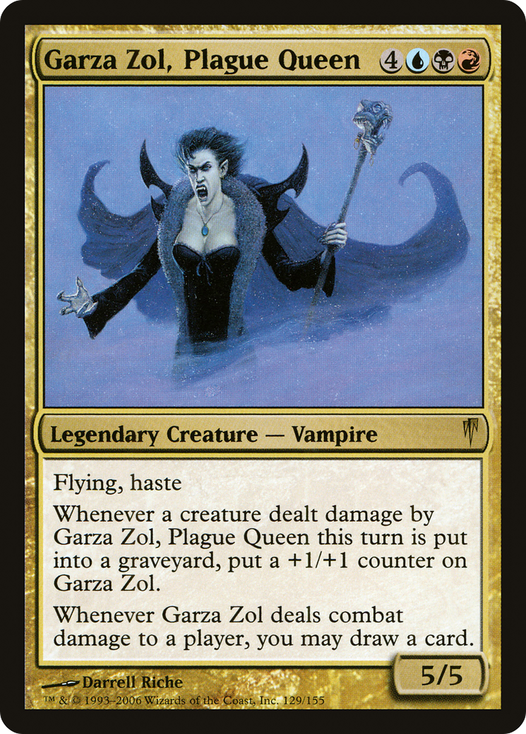 Garza Zol, Plague Queen (CSP-129) - Coldsnap - Premium MTG Single from Wizards of the Coast - Just $0.34! Shop now at Game Crave Tournament Store