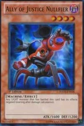 Ally of Justice Nullfier (HA02-EN018) - Hidden Arsenal 2 Unlimited - Premium Yugioh Single from Konami - Just $0.25! Shop now at Game Crave Tournament Store
